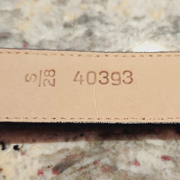 BRIGHTON Black Crocodile Print Belt with Charm - Picture 6 of 7